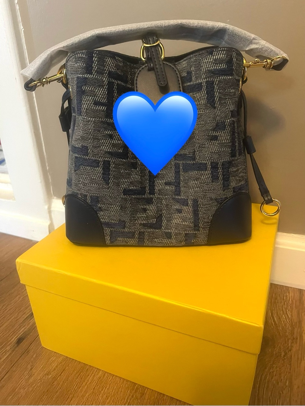 Stylish Gray Patterned Women's Shoulder Bag